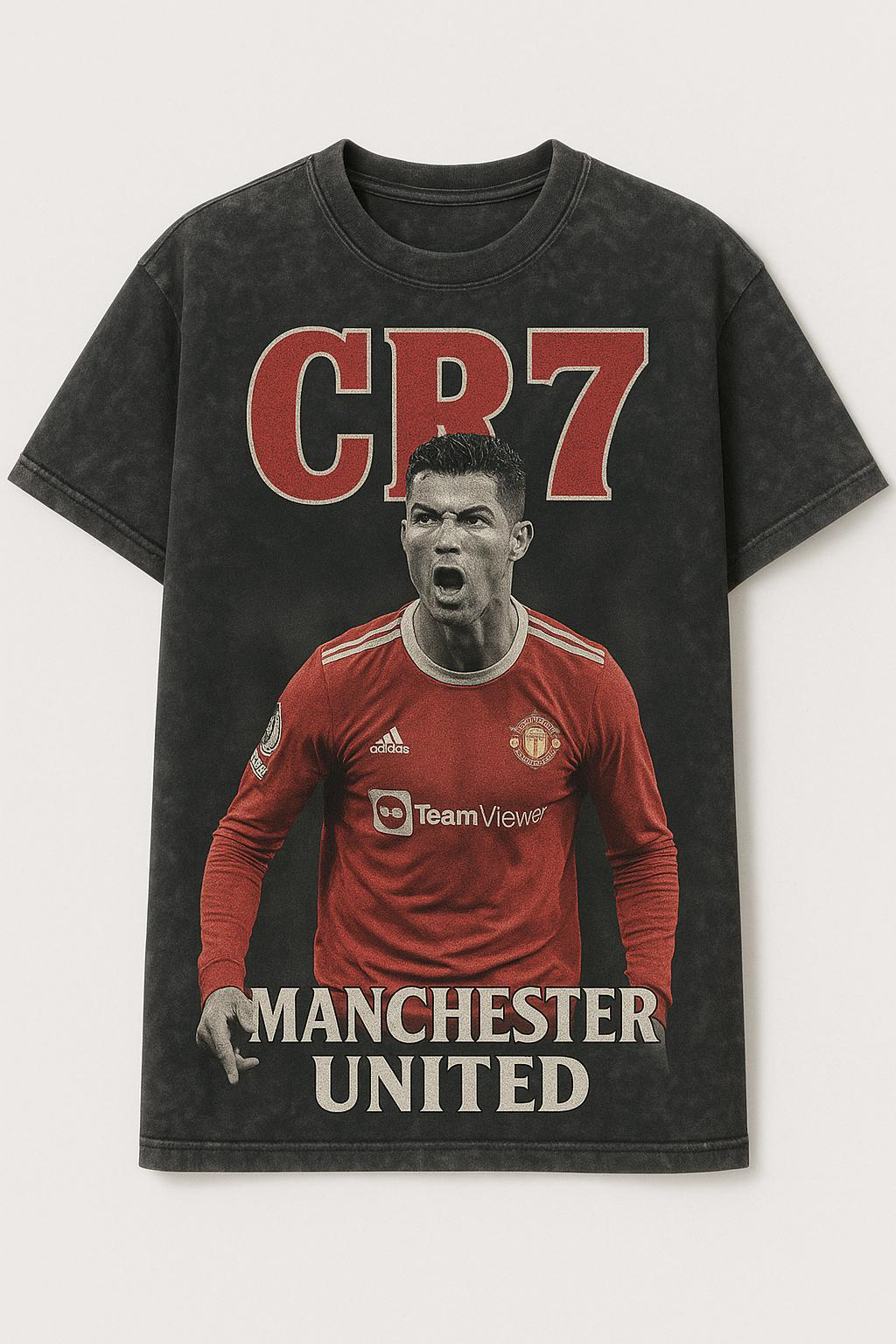 CR7 Legacy Point – Vintage Manchester United Tee