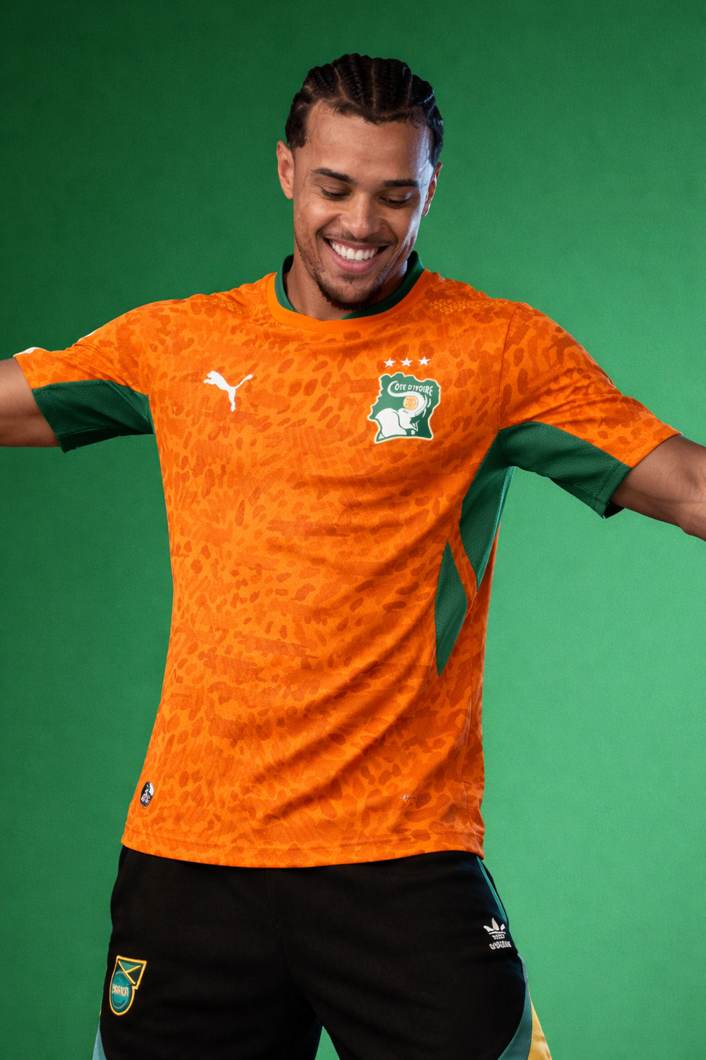 Ivory Coast Elite Performance Jersey – Orange Edition