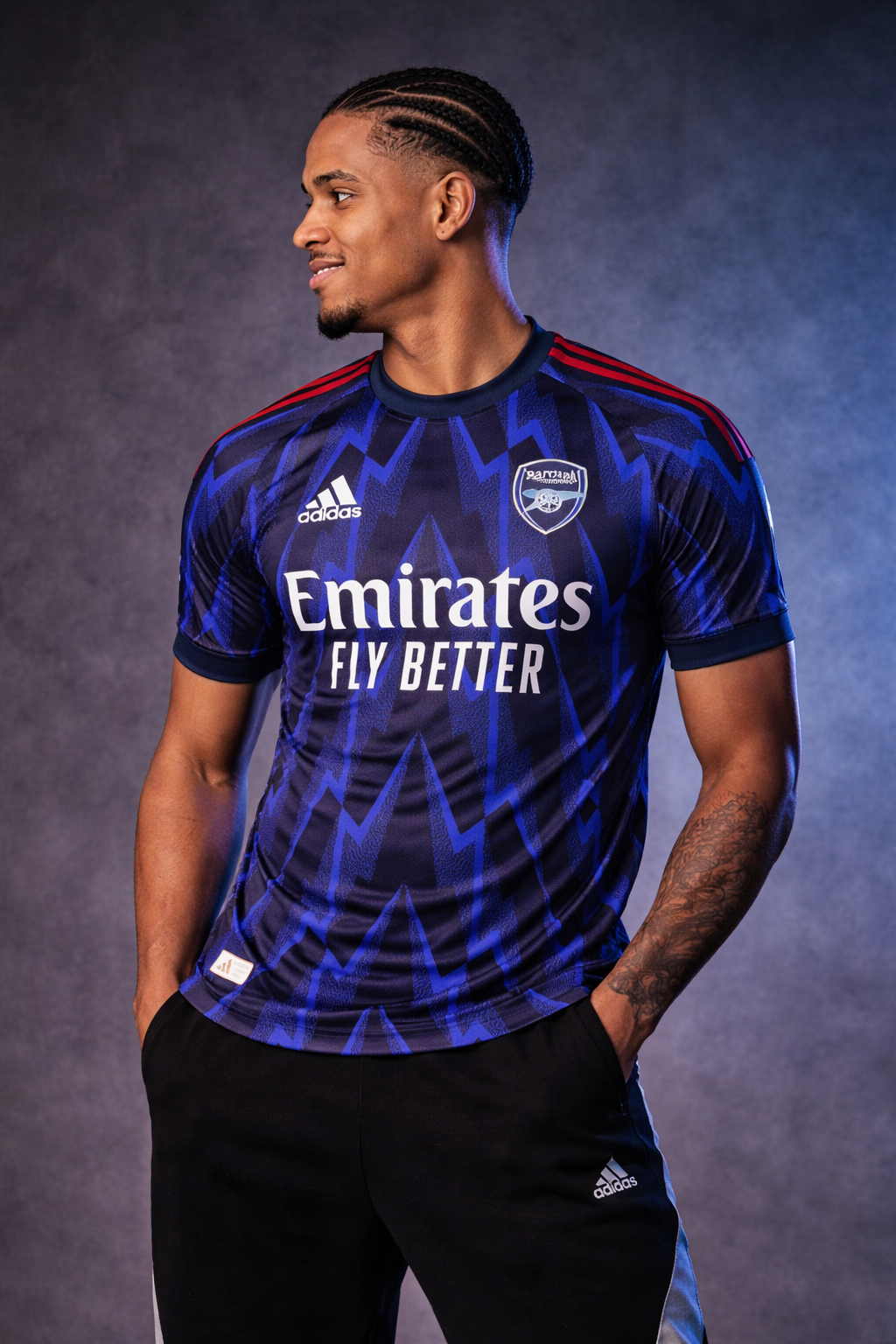 Arsenal Thunder Strike Jersey – Navy Blue Edition