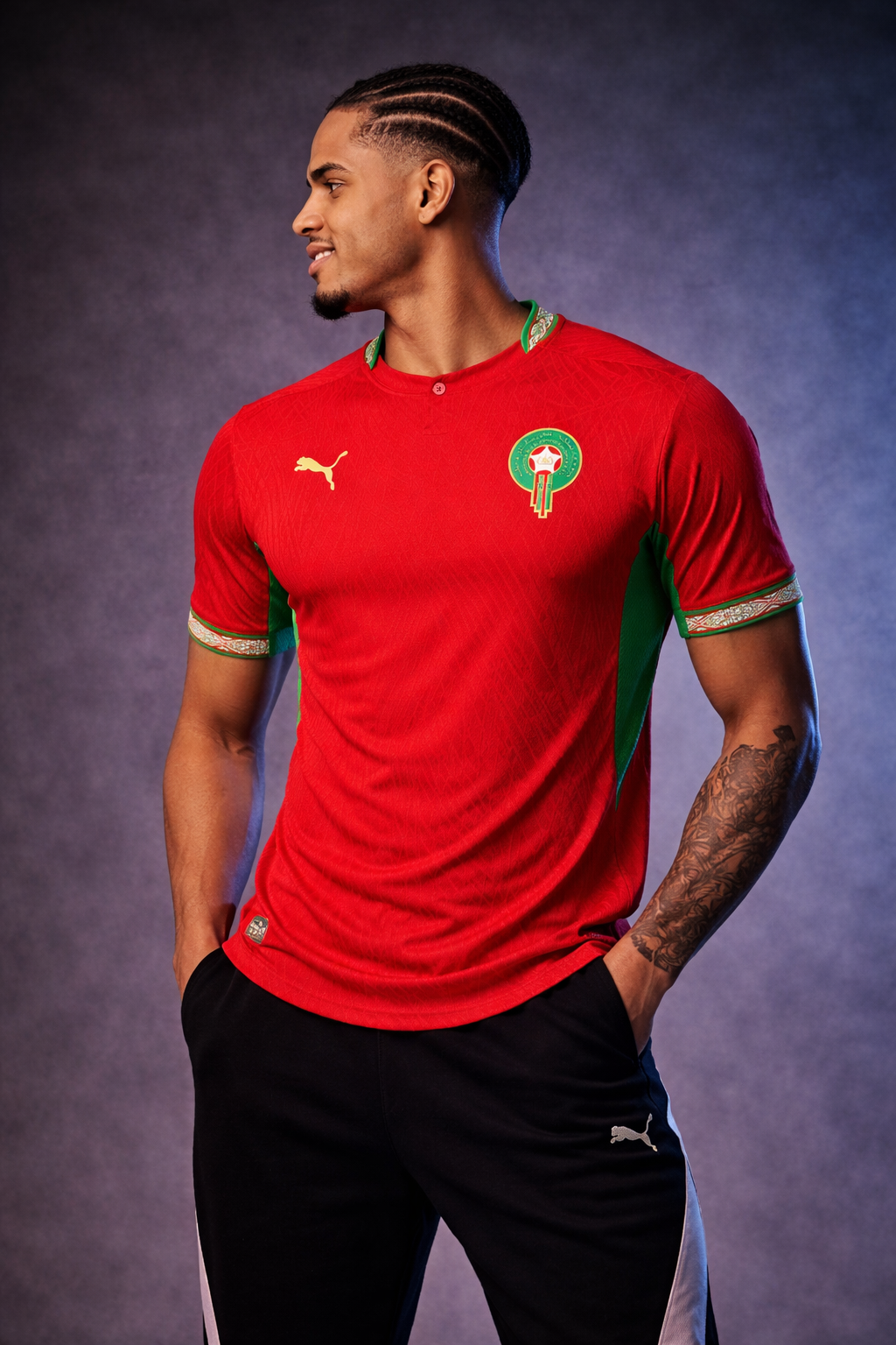 Morocco Heritage Performance Jersey – Red Edition